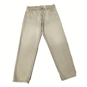 VTG‎ LEVIS 550 Orange-Tab Jeans Tag 36x30 Fits 34x30 Beige 80s Rare Made In USA